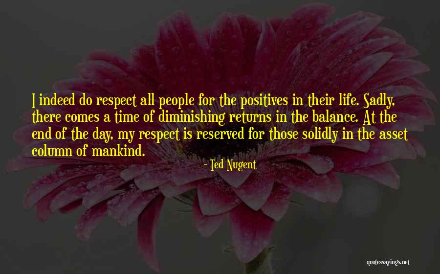 Diminishing Life Quotes By Ted Nugent Diminishing Life Quotes By Ted Nugent