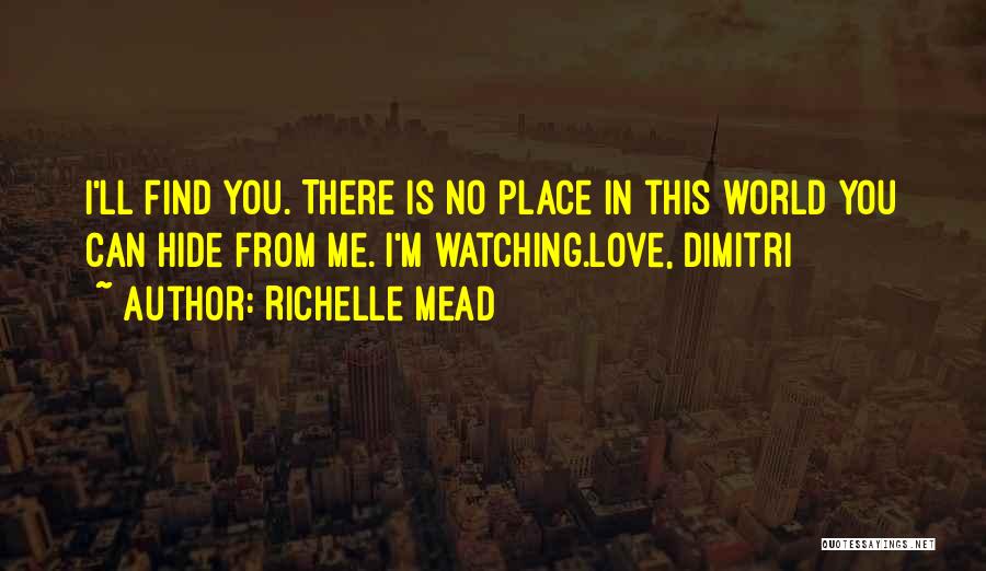 Dimitri Quotes By Richelle Mead