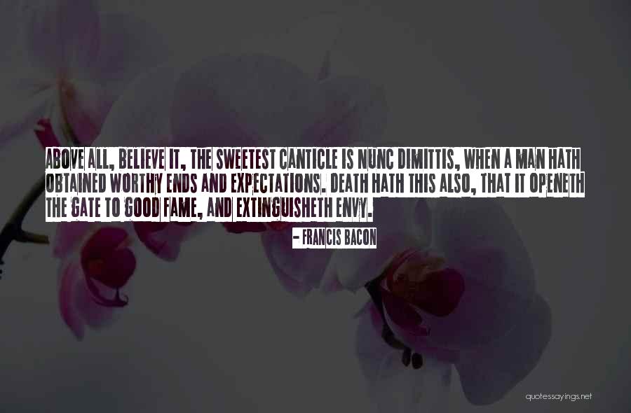 Dimittis Quotes By Francis Bacon Dimittis Quotes By Francis Bacon