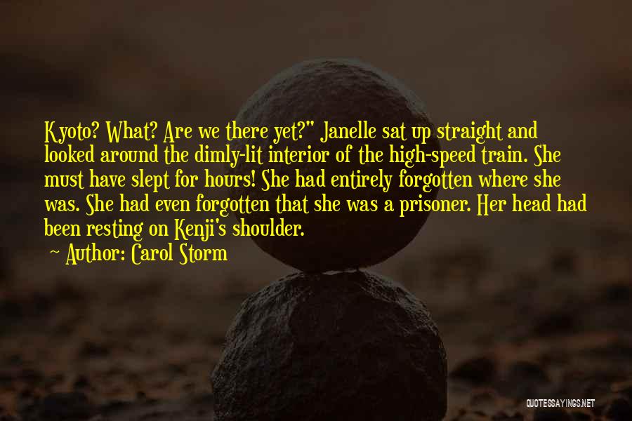 Dimly Lit Quotes By Carol Storm