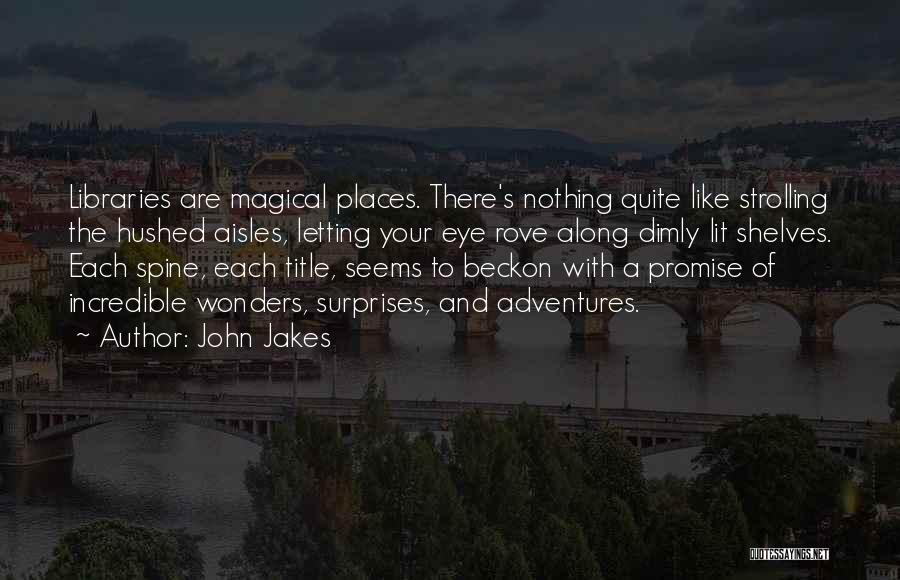 Dimly Lit Quotes By John Jakes