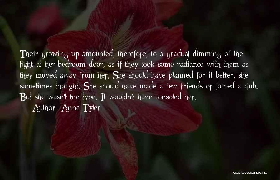 Dimming Quotes By Anne Tyler