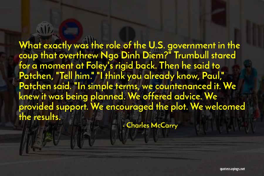 Dinh Quotes By Charles McCarry Dinh Quotes By Charles McCarry