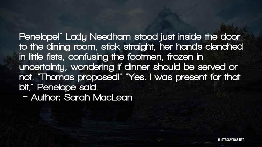 Dining Room Quotes By Sarah MacLean