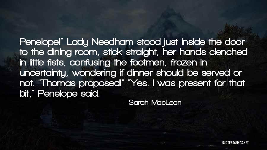 Dining Room Quotes By Sarah MacLean