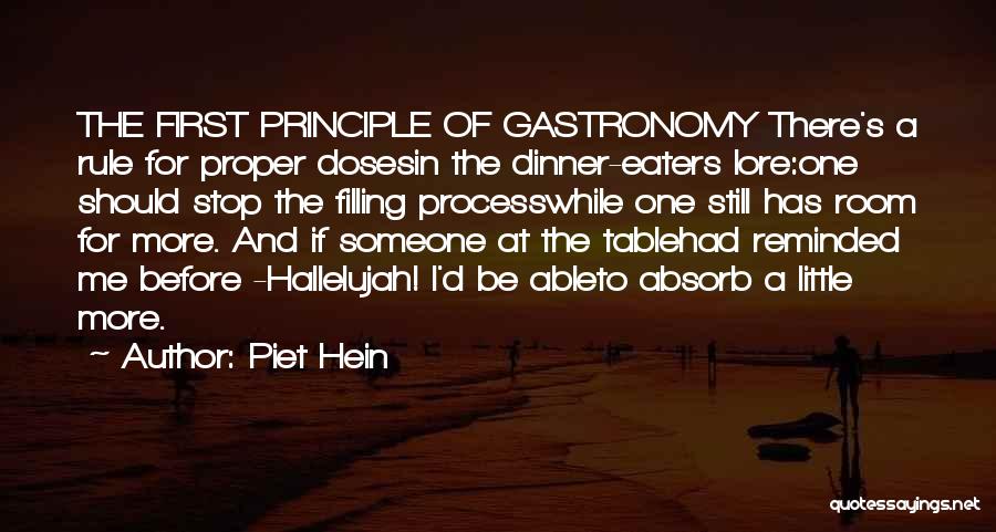 Dining Room Table Quotes By Piet Hein