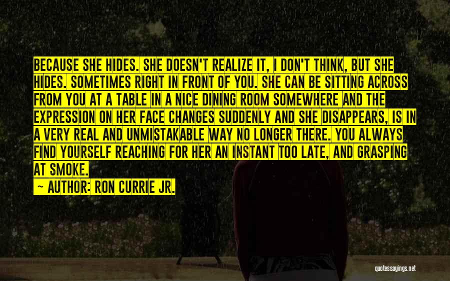 Dining Room Table Quotes By Ron Currie Jr.