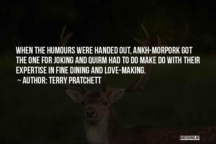 Dining Well Quotes By Terry Pratchett