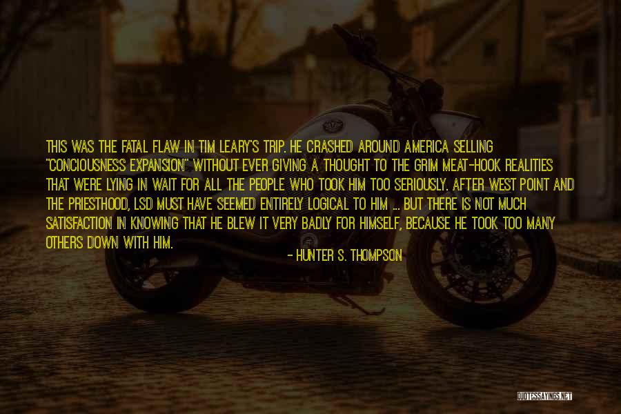 Dinnall Fyne Quotes By Hunter S. Thompson Dinnall Fyne Quotes By Hunter S. Thompson