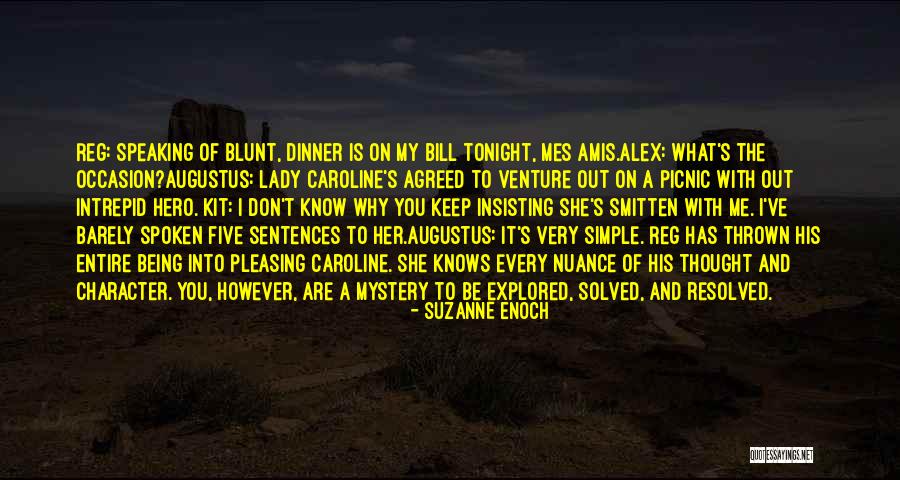 Dinner Lady Quotes By Suzanne Enoch Dinner Lady Quotes By Suzanne Enoch