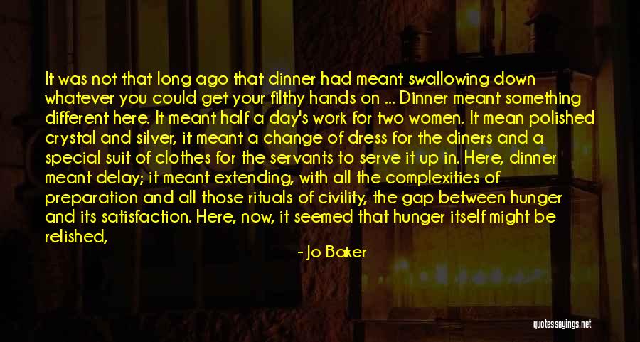 Dinner Plates Quotes By Jo Baker