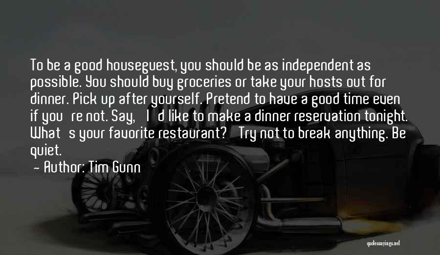 Dinner Tonight Quotes By Tim Gunn