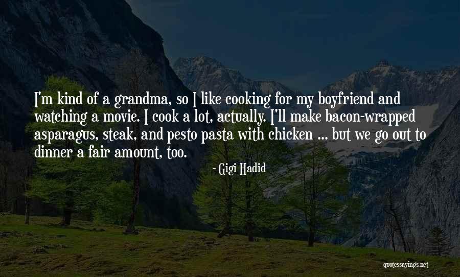 Dinner With Boyfriend Quotes By Gigi Hadid Dinner With Boyfriend Quotes By Gigi Hadid