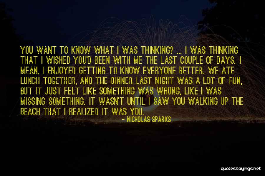 Dinner With Love Quotes By Nicholas Sparks Dinner With Love Quotes By Nicholas Sparks