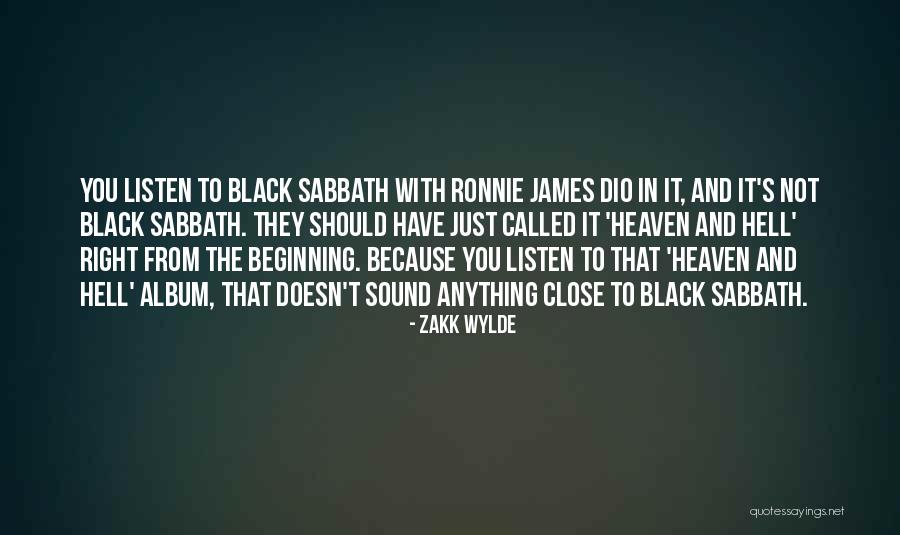Dio Over Heaven Quotes By Zakk Wylde Dio Over Heaven Quotes By Zakk Wylde