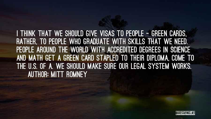 Diploma Quotes By Mitt Romney