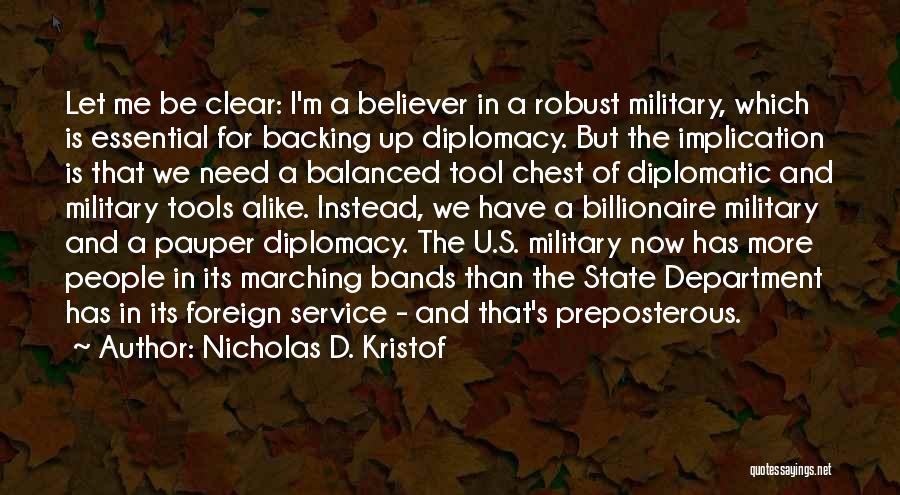 Diplomatic People Quotes By Nicholas D. Kristof