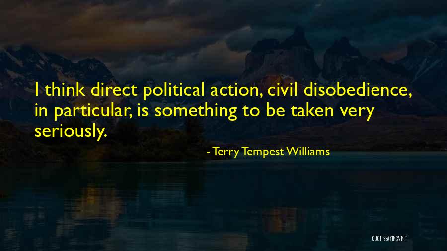 Direct Action Quotes By Terry Tempest Williams