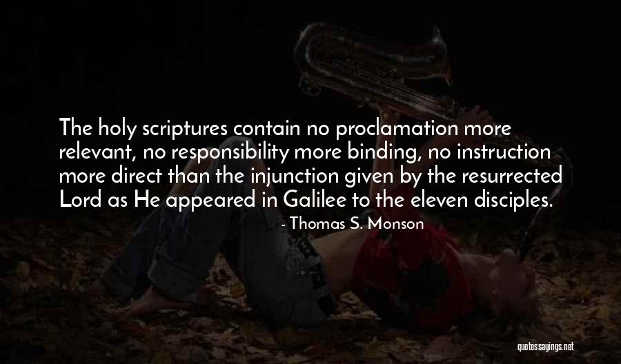 Direct Instruction Quotes By Thomas S. Monson