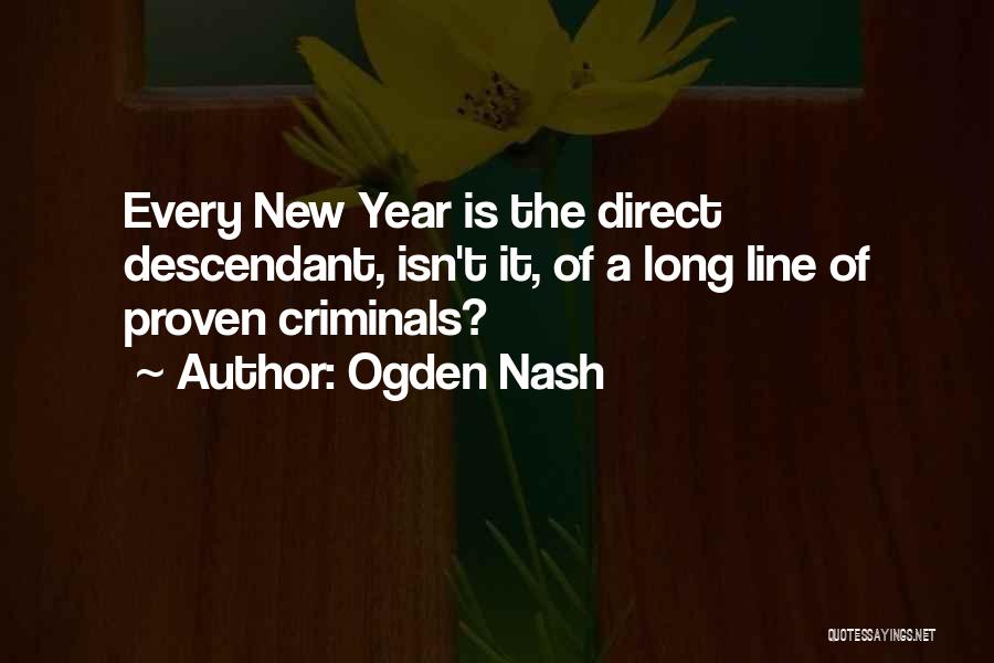 Direct Line Quotes By Ogden Nash