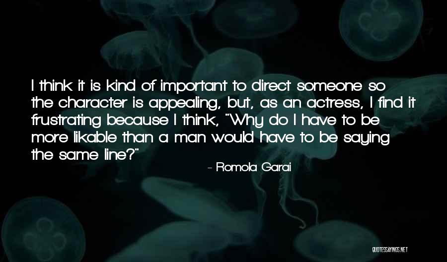 Direct Line Quotes By Romola Garai