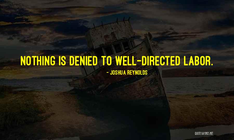 Directed To Quotes By Joshua Reynolds