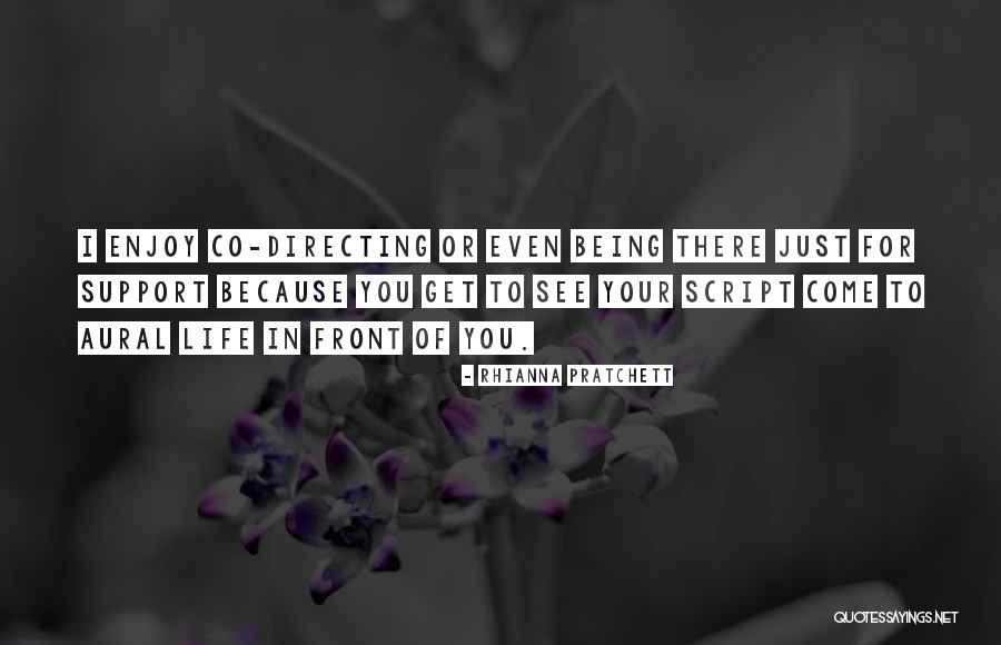 Directing Life Quotes By Rhianna Pratchett Directing Life Quotes By Rhianna Pratchett