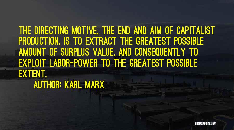 Directing Quotes By Karl Marx