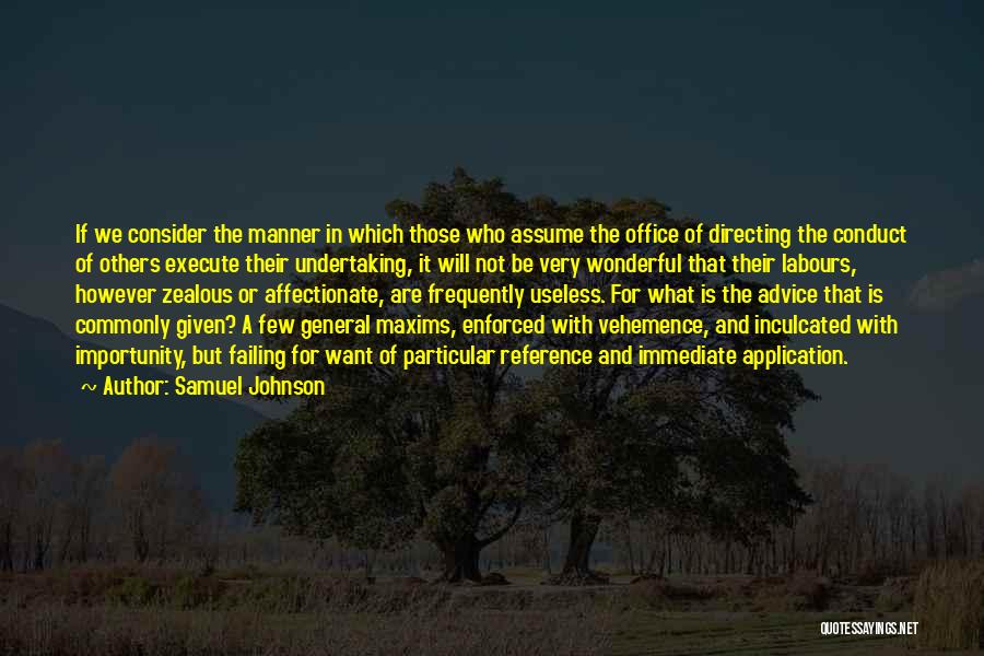 Directing Quotes By Samuel Johnson