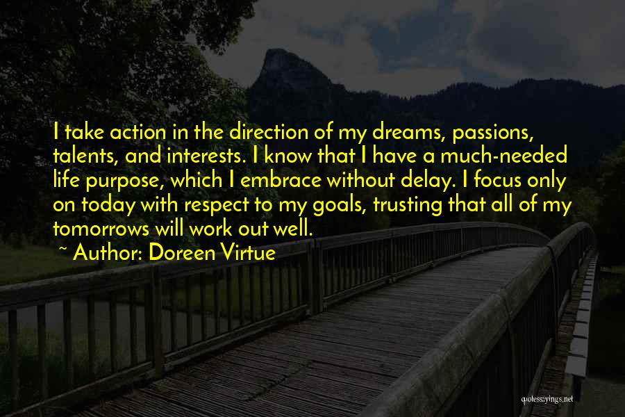 Direction And Goals Quotes By Doreen Virtue