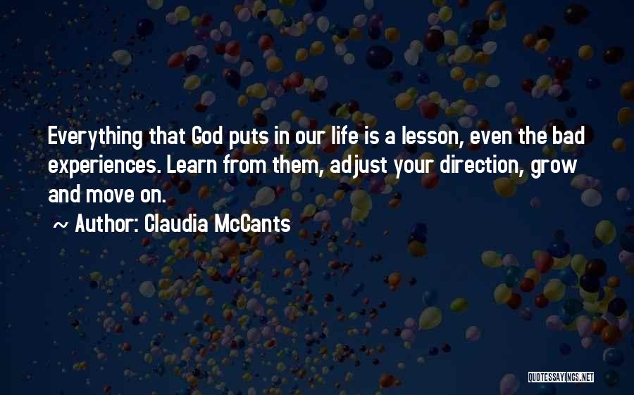 Direction From God Quotes By Claudia McCants