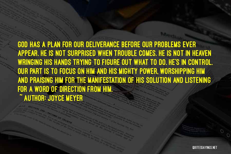 Direction From God Quotes By Joyce Meyer