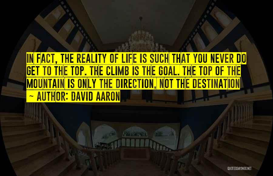 Direction Of Life Quotes By David Aaron