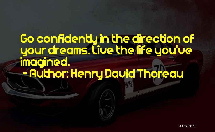 Direction Of Life Quotes By Henry David Thoreau