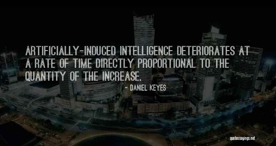 Directly Proportional Quotes By Daniel Keyes