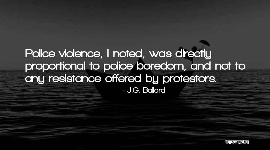 Directly Proportional Quotes By J.G. Ballard