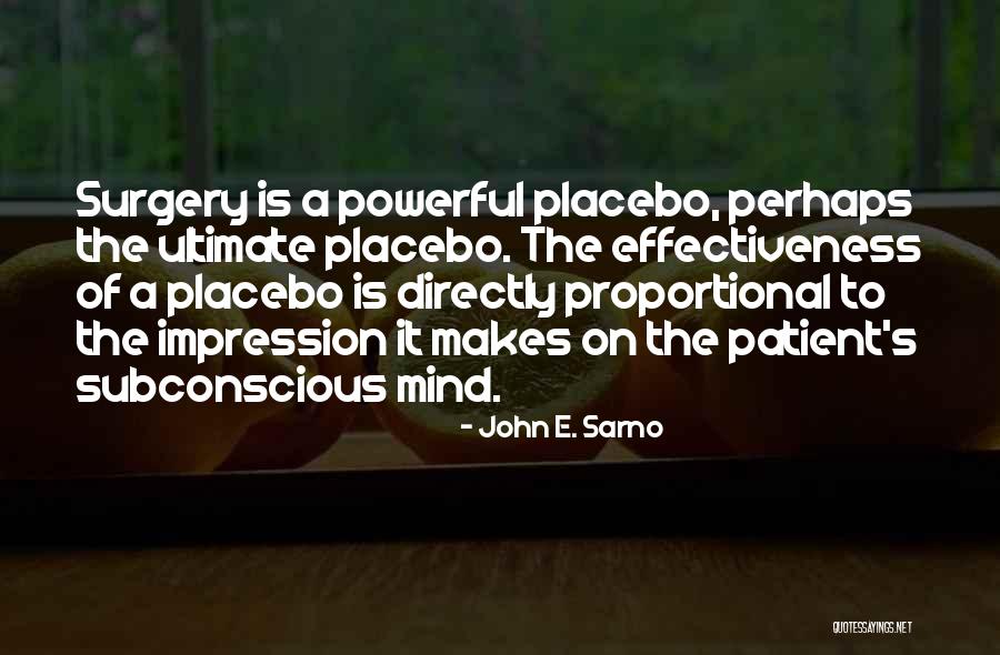 Directly Proportional Quotes By John E. Sarno