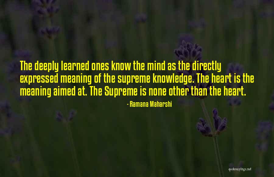 Directly Quotes By Ramana Maharshi