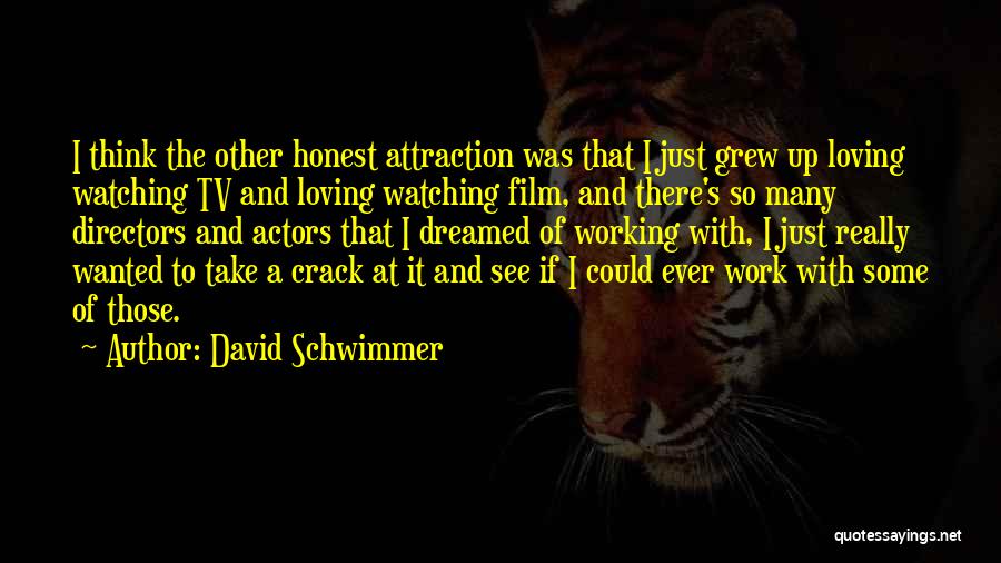 Directors Film Quotes By David Schwimmer