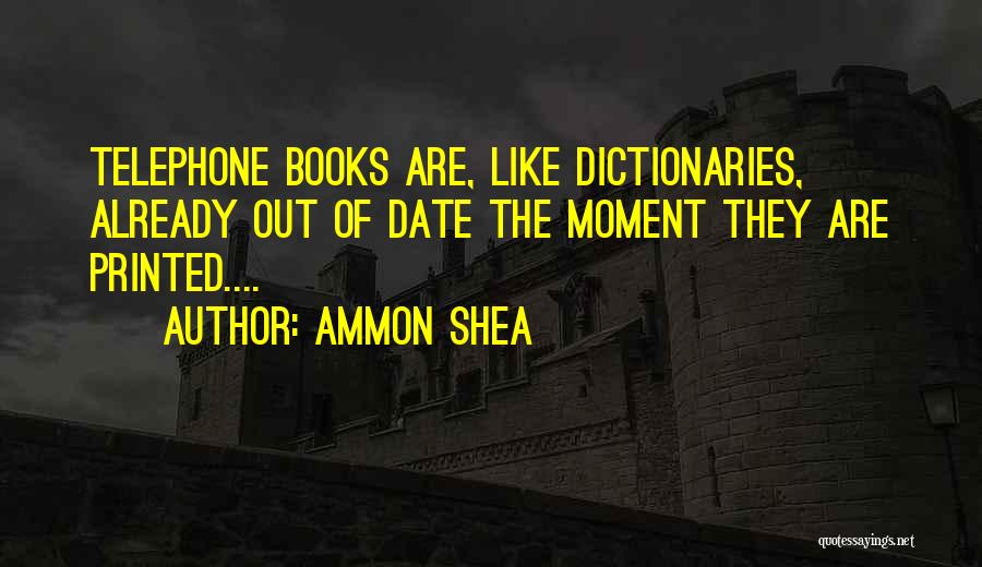 Directory Quotes By Ammon Shea
