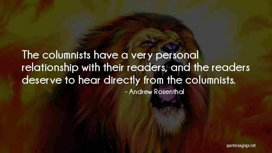 Diri Sendiri Quotes By Andrew Rosenthal Diri Sendiri Quotes By Andrew Rosenthal