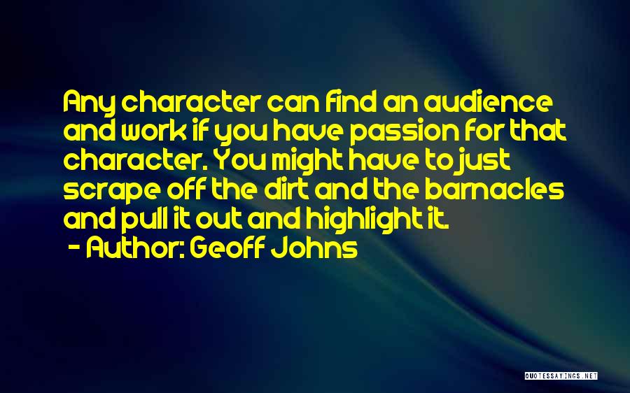 Dirt Quotes By Geoff Johns