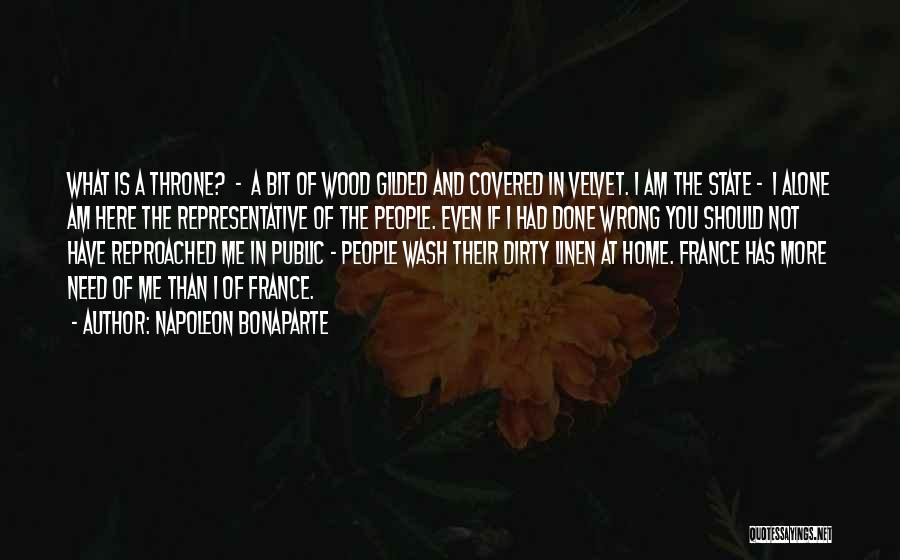 Dirty Linen Quotes By Napoleon Bonaparte
