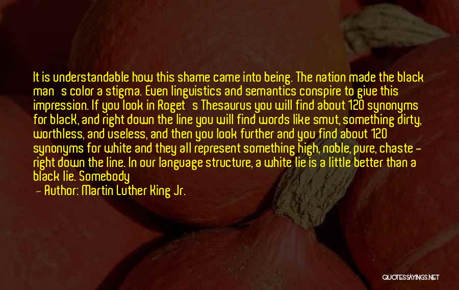 Dirty Shame Quotes By Martin Luther King Jr.