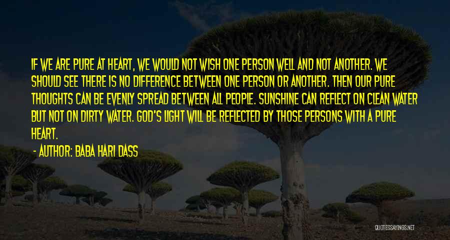 Dirty Water Quotes By Baba Hari Dass