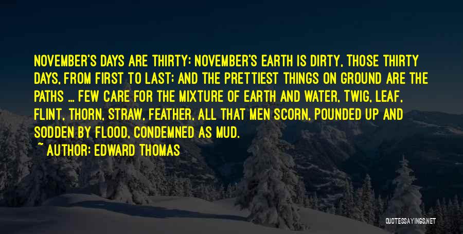 Dirty Water Quotes By Edward Thomas