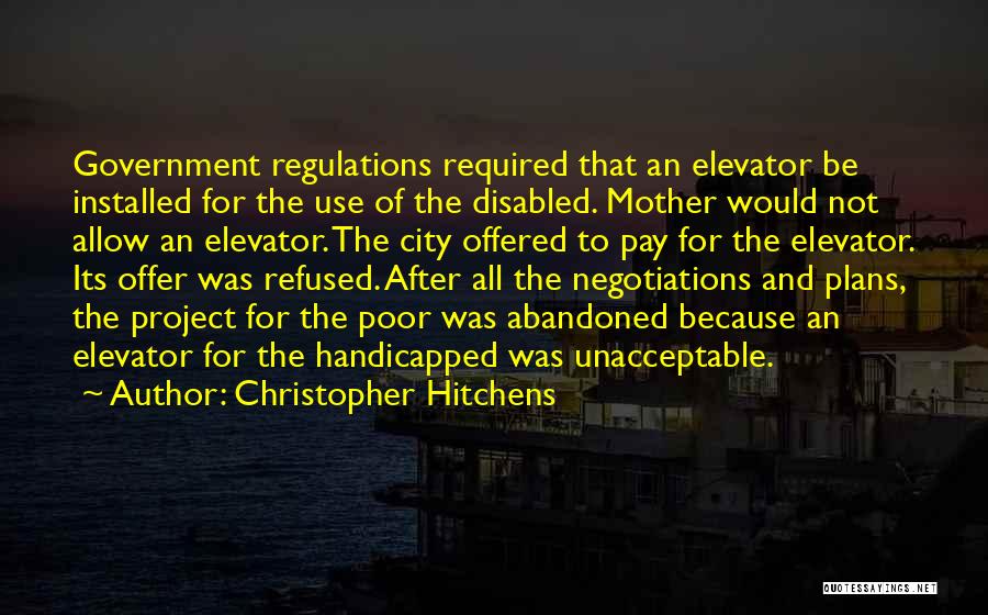 Disabled Quotes By Christopher Hitchens