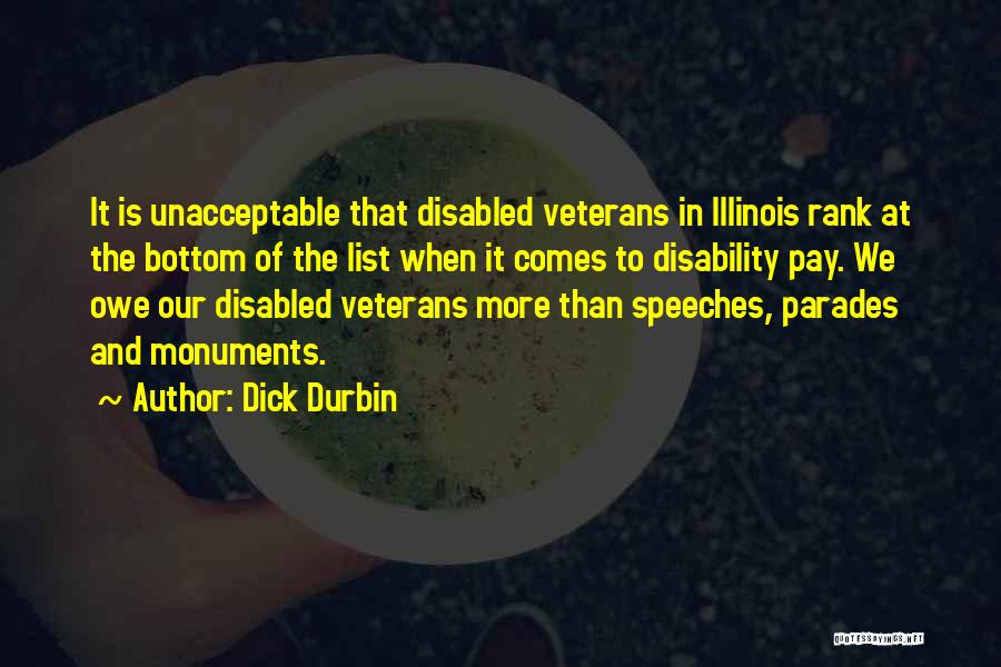 Disabled Quotes By Dick Durbin