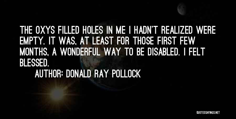 Disabled Quotes By Donald Ray Pollock