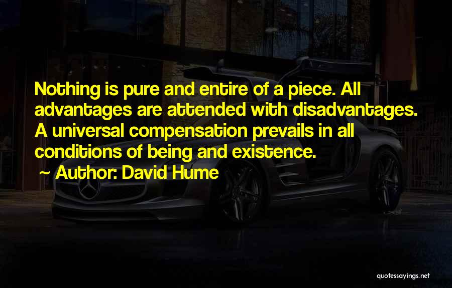 Disadvantages And Advantages Quotes By David Hume